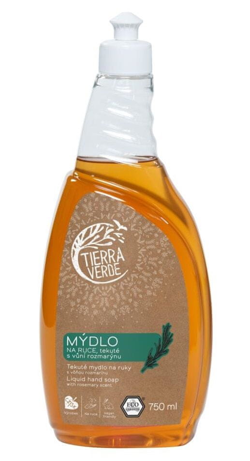 Tierra Verde Tekuté mydlo na ruky - rozmarín 750 ml